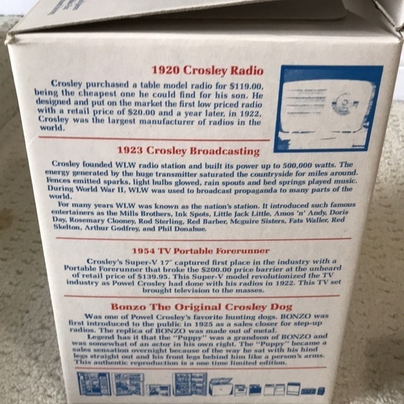 Vintage New in Box 1991 Crosley Puppy Plush Toy - Picture 12 of 13